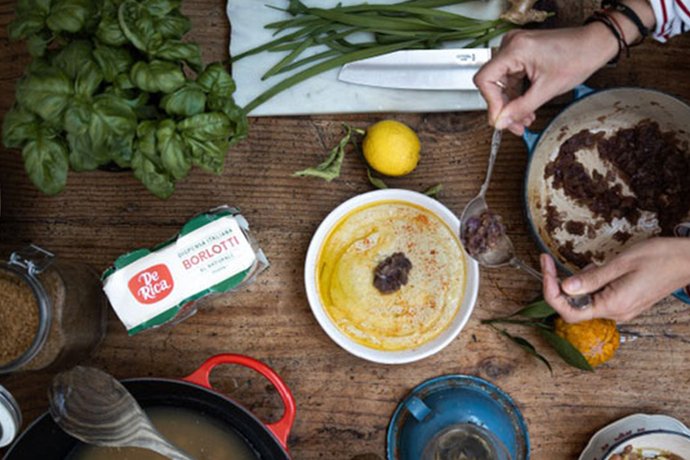 Crema di Cavolfiori e Borlotti