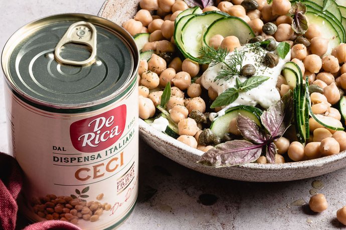 Insalata di ceci estiva