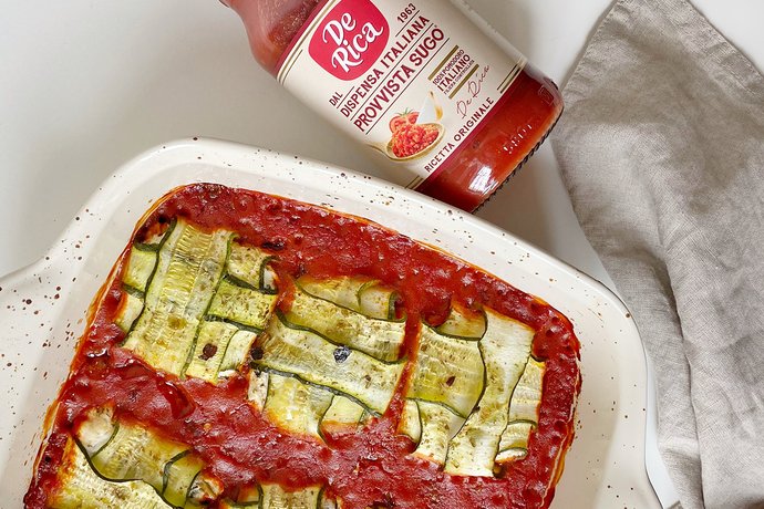Ravioli di zucchine al pomodoro