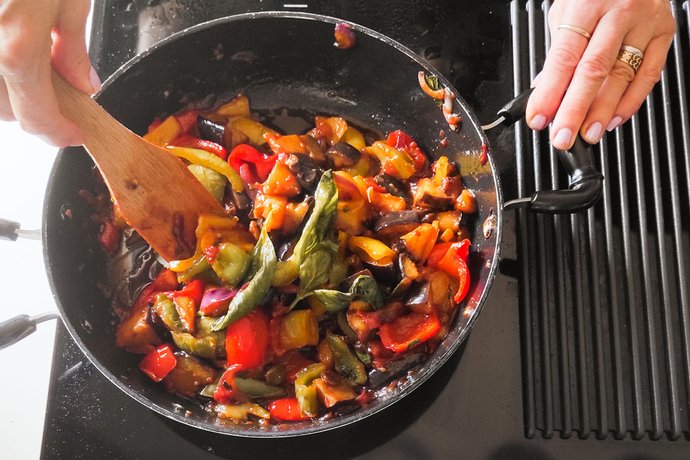 Verdure spadellate in Agrodolce