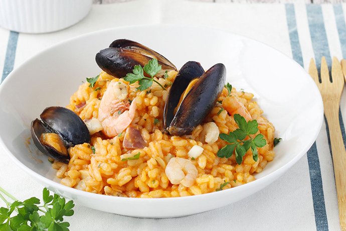 Risotto rosso ai frutti di mare