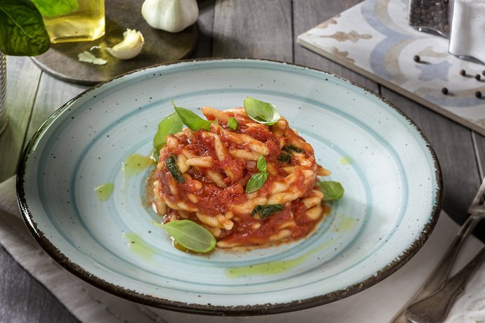 Umbricelli pomodoro e basilico