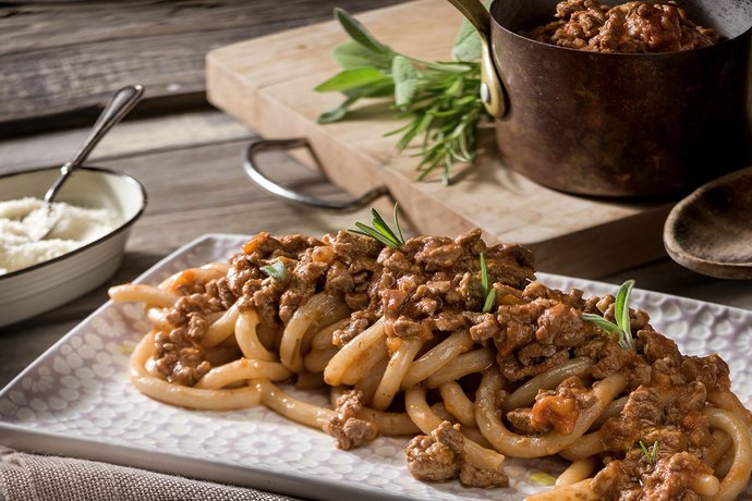 Bigoli con ragù d’anatra