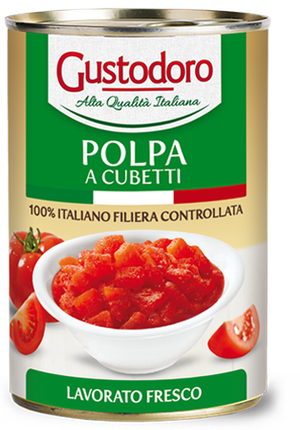 Polpa di pomodoro a cubetti: filiera controllata