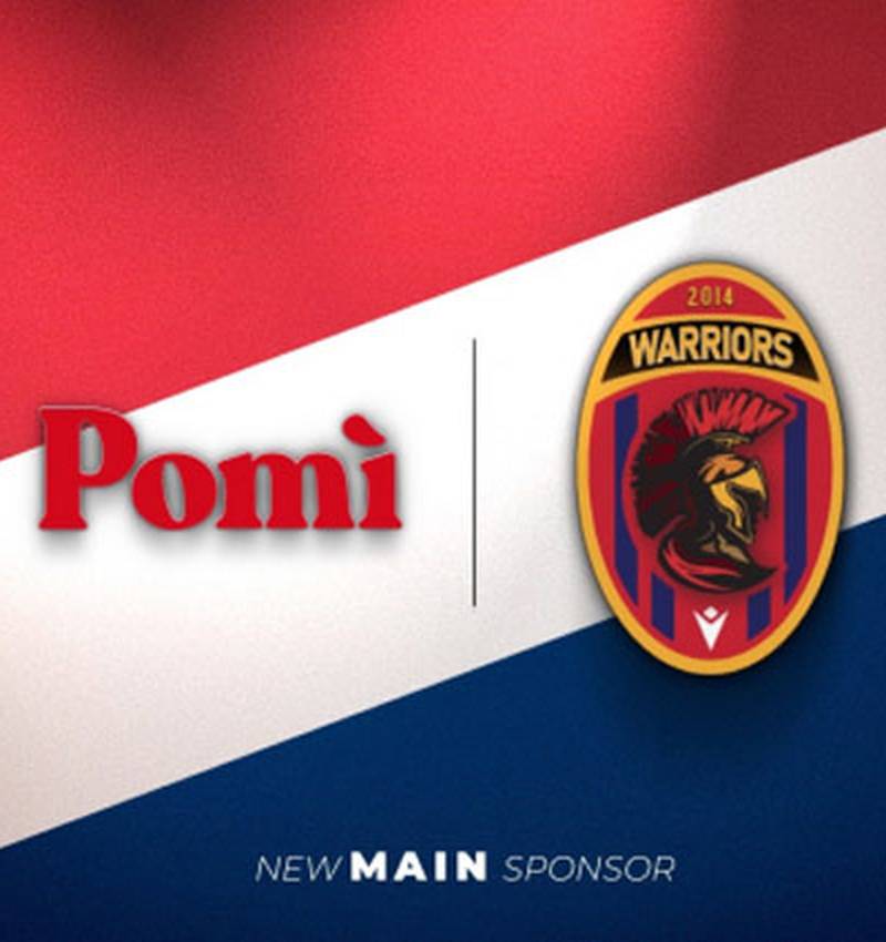 Pomì nuovo main sponsor dei Macron Warriors Sabbioneta