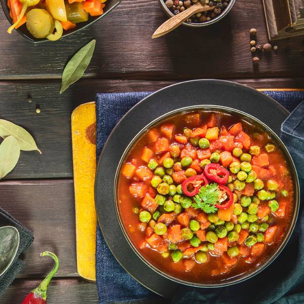 المطبخ النباتي: وصفات شرق أوسطية مع صلصة الطماطم