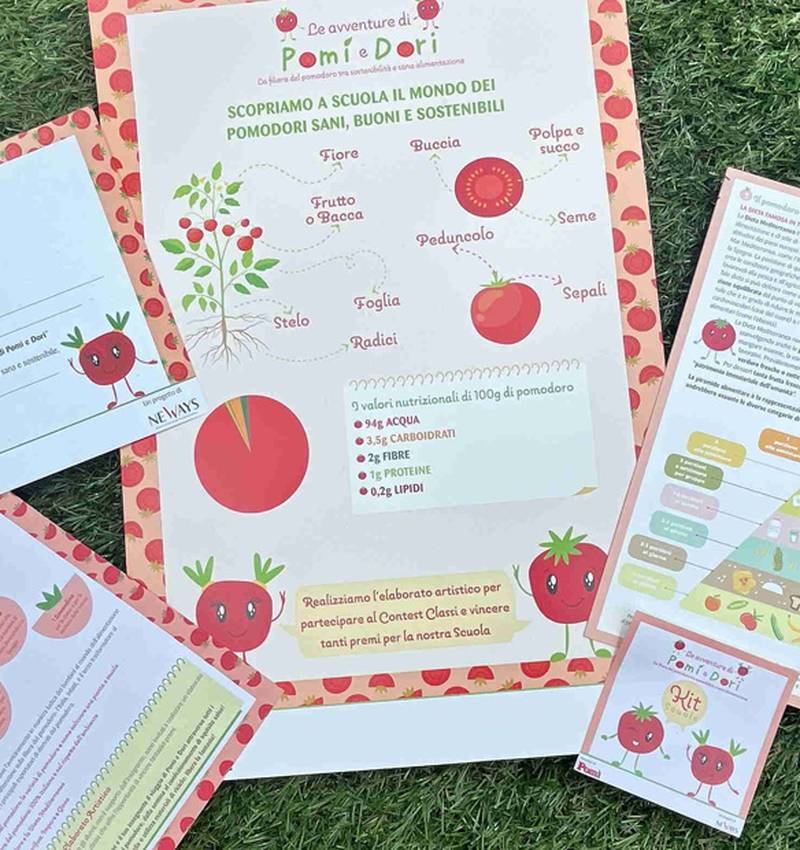 Pomì sostiene un progetto didattico nelle Scuole Primarie