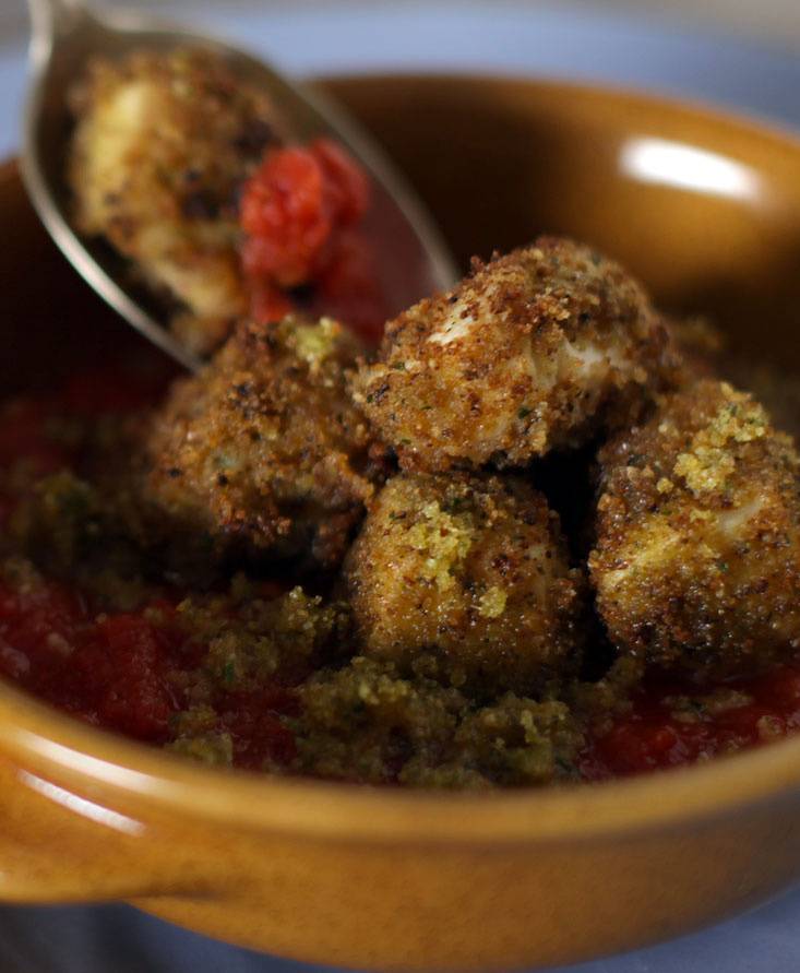 Hühnerbrust mit Tomatensauce nach der Art der Romagna