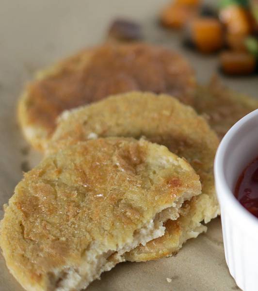 Chickpea Pancake and Vegetables red Caponata