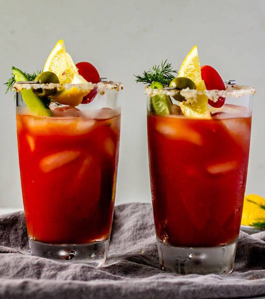 Un sencillo Bloody Mary picante