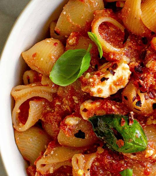 Baked Tomato & Feta Pasta
