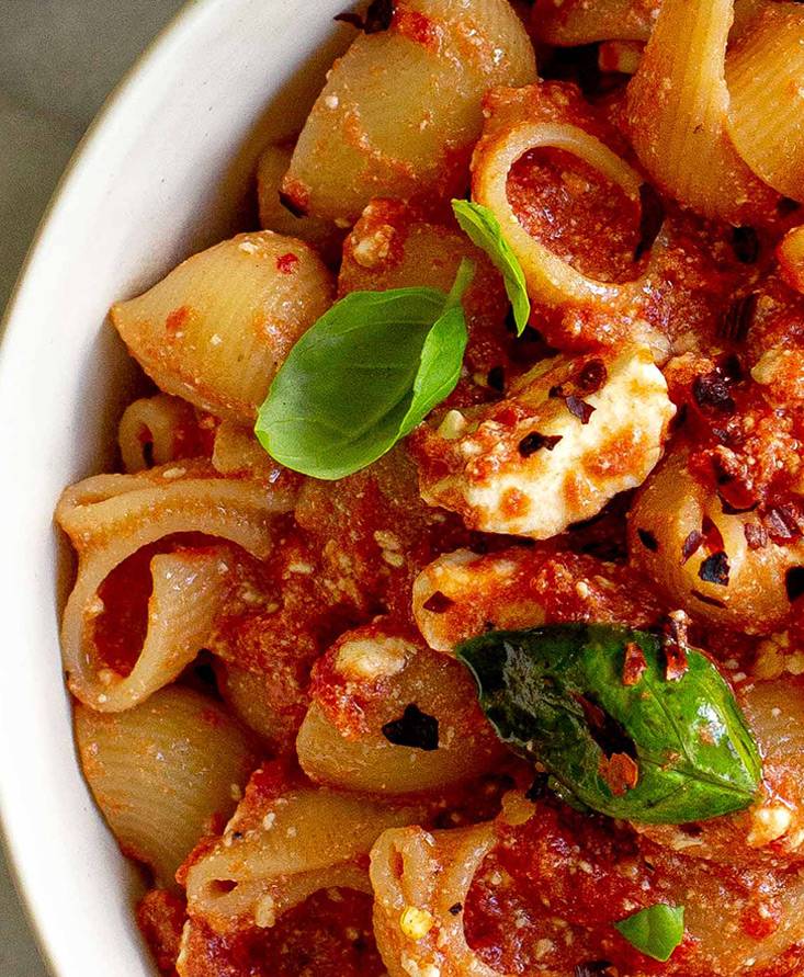 Baked Tomato & Feta Pasta