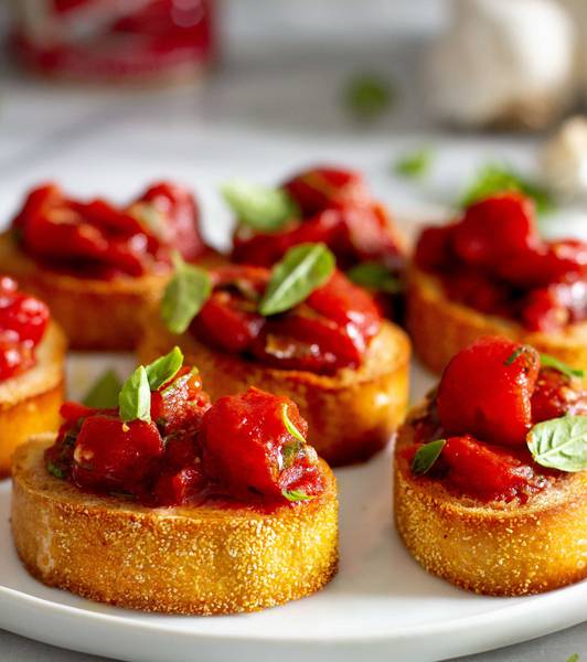 Pomì x Monini Bruschetta