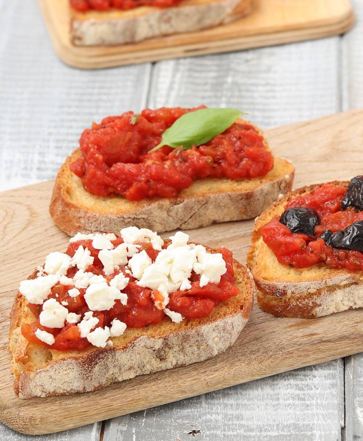 Bruschette al pomodoro