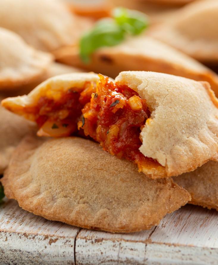 Mini calzoni e Mini pizzette al forno