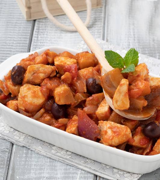 Caponata di pesce spada