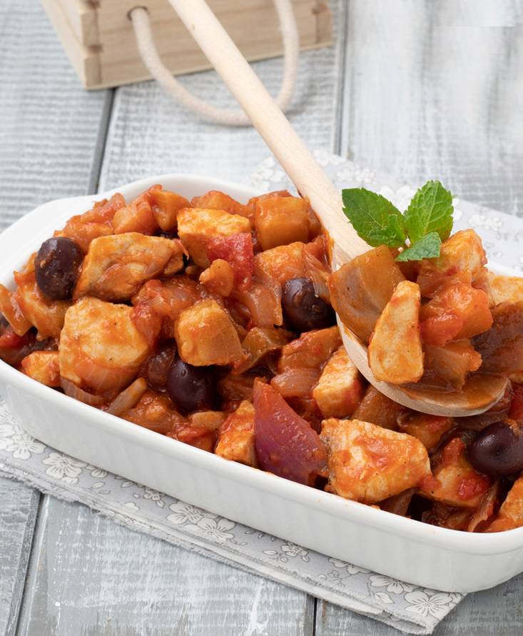 Caponata di pesce spada