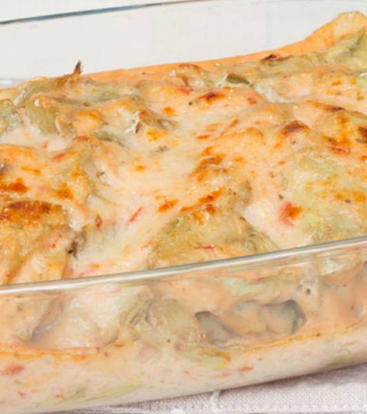 Carciofi cremosi alla pizzaiola