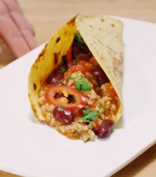 Chili con carne y frijoles