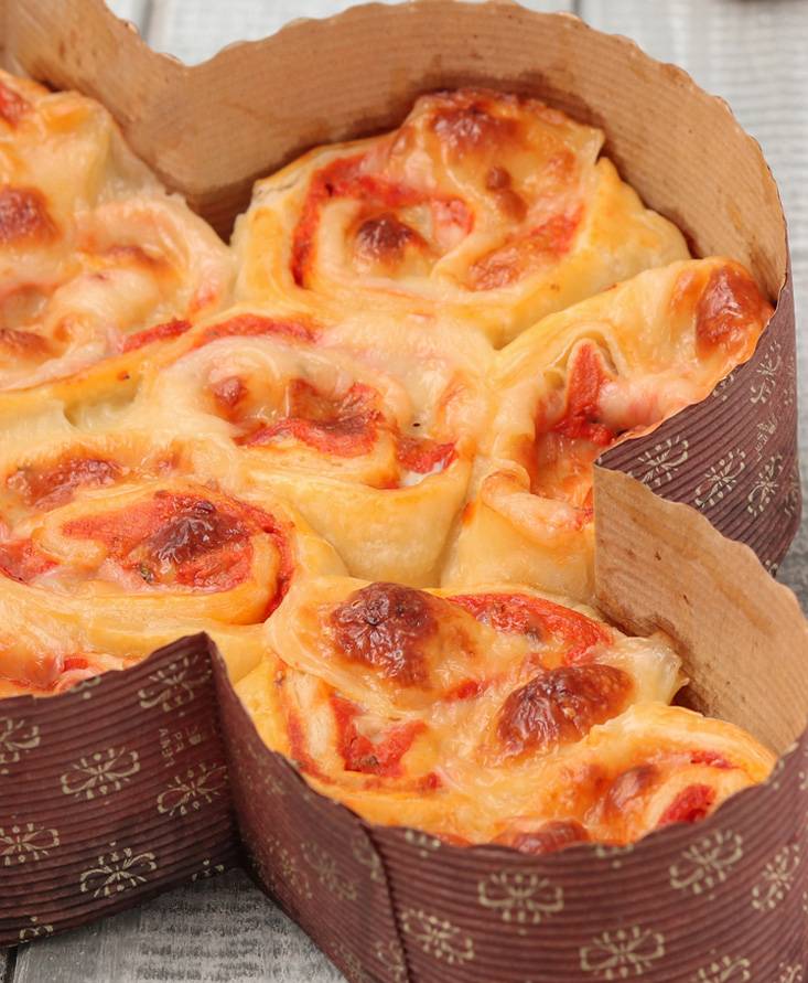 Colomba di girelle alla pizza