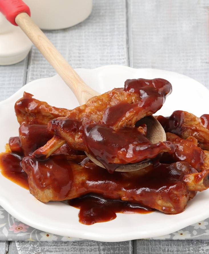 Costine di maiale in salsa barbecue