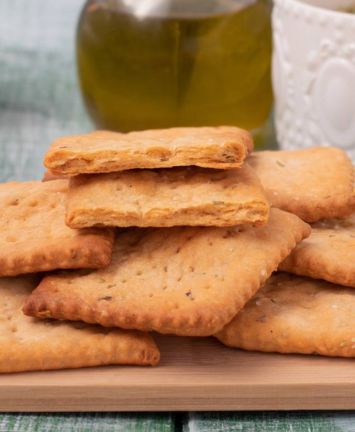 Crackers alla pizza