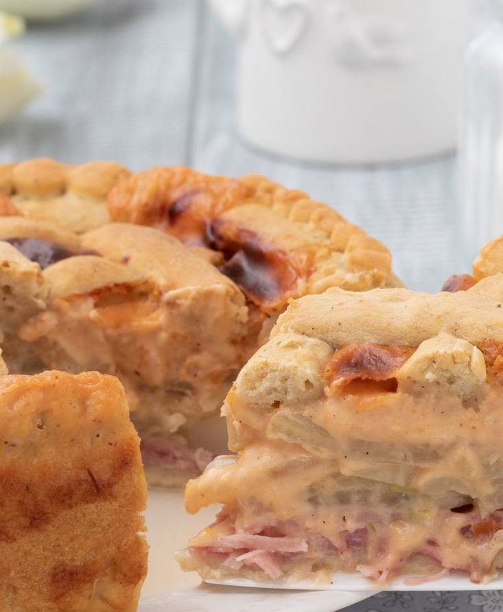 Crostata salata ai finocchi