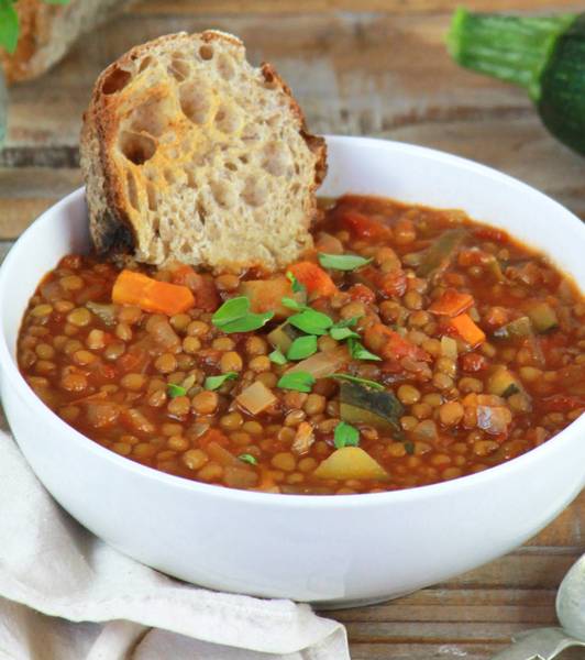 Estofado de lentejas