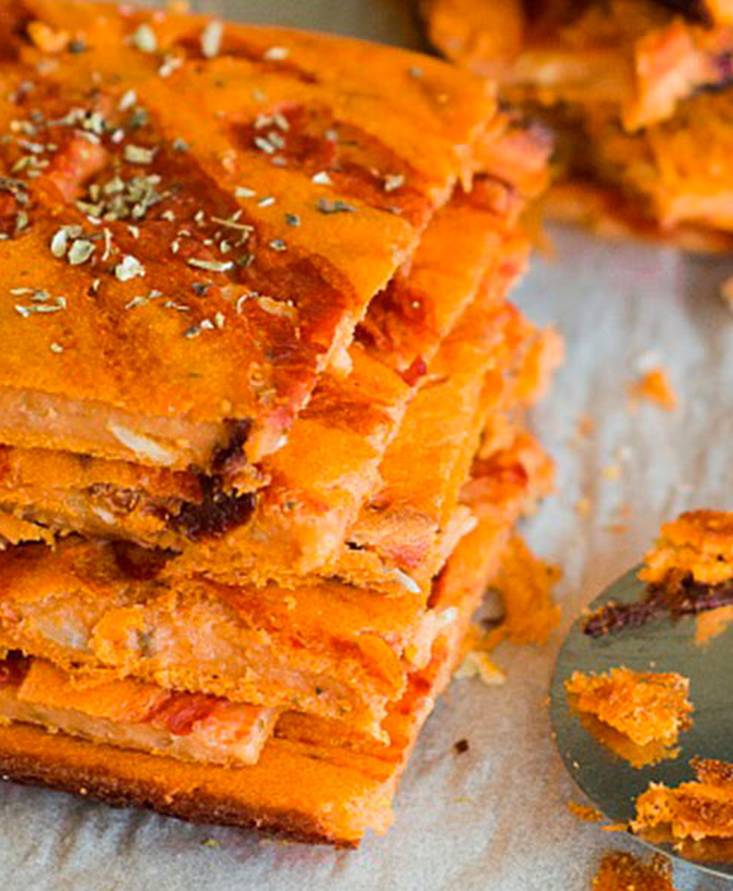 farinata al pomodoro