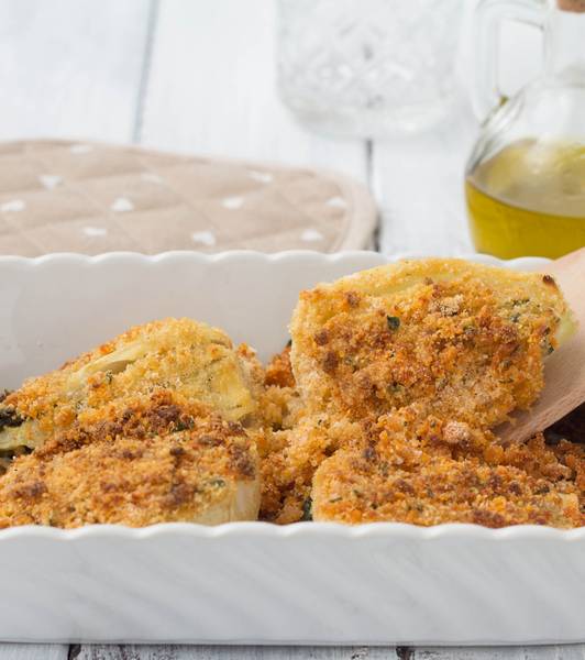 Finocchi gratinati al forno