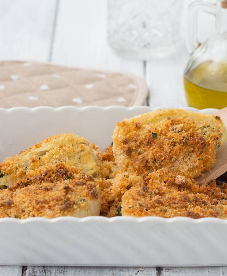 Finocchi gratinati al forno