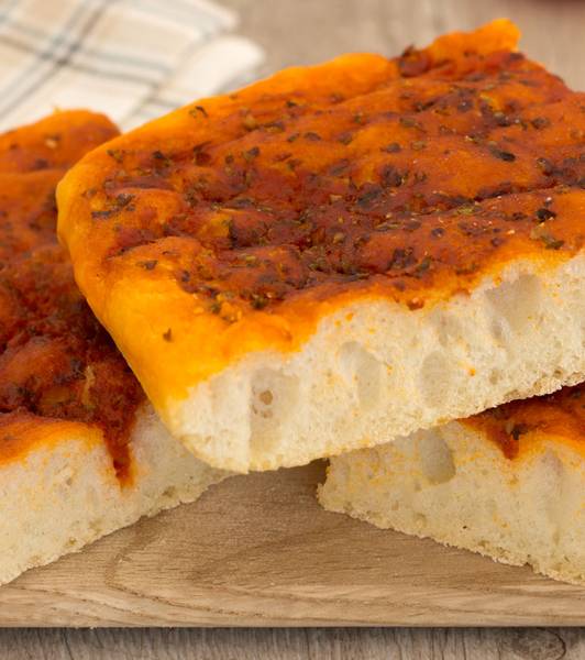 Focaccia al pomodoro