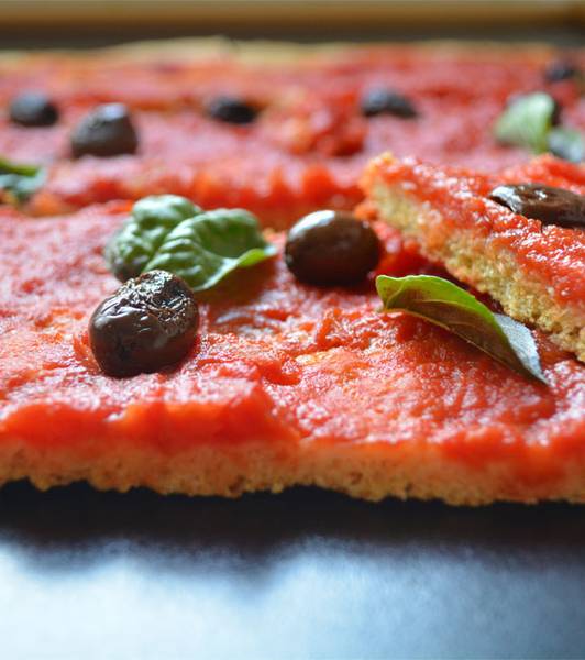 Pizza veloce senza lievitazione
