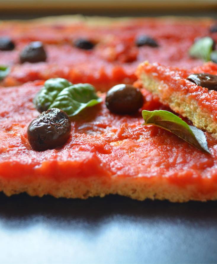 Pizza veloce senza lievitazione