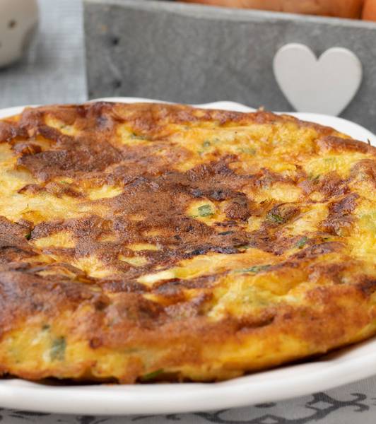 Frittata di cipolle al pomodoro