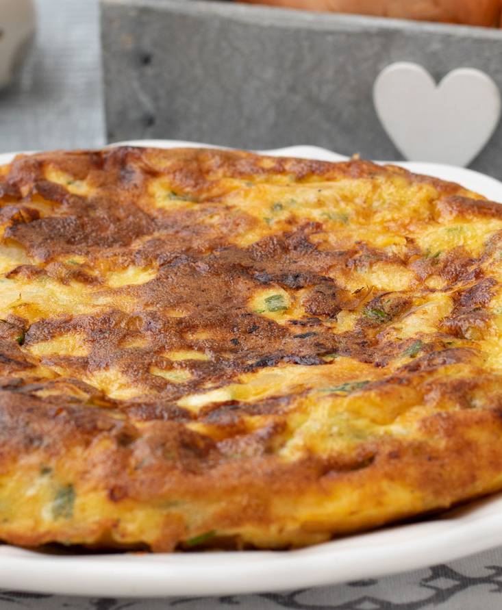 Frittata di cipolle al pomodoro