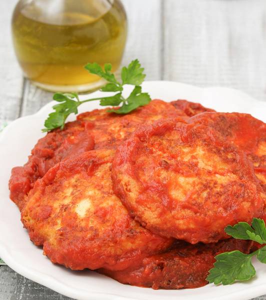 Frittatine di ricotta al sugo