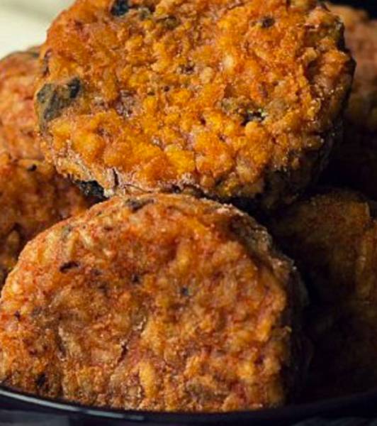 Frittelle vegetariane di riso
