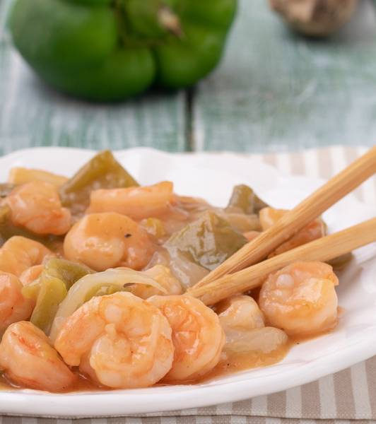 Gamberi in agrodolce