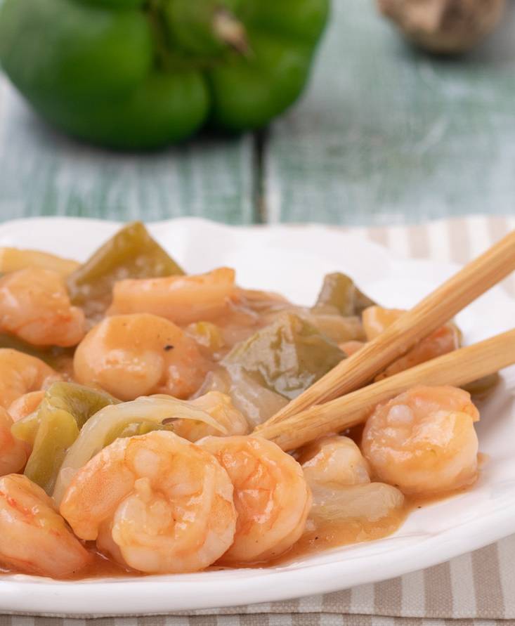 Gamberi in agrodolce