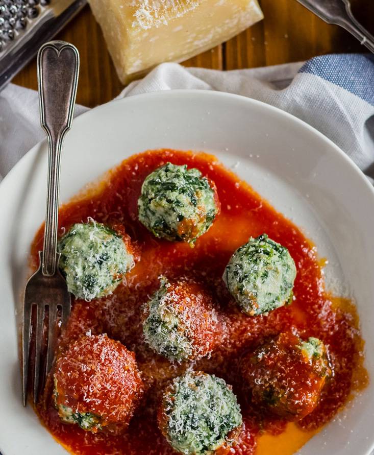 Gnudi di spinaci e bietole senza glutine