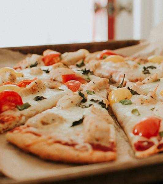 Grilled Chicken Flatbread