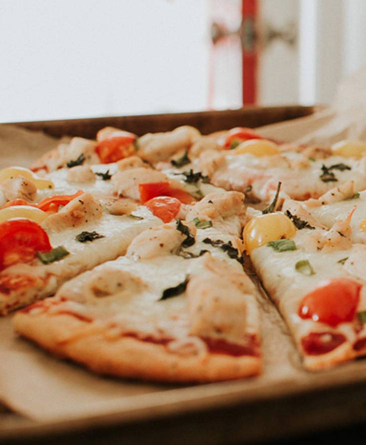 Grilled Chicken Flatbread