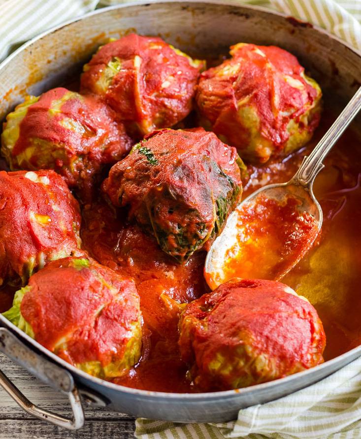 Involtini di verza al pomodoro senza glutine