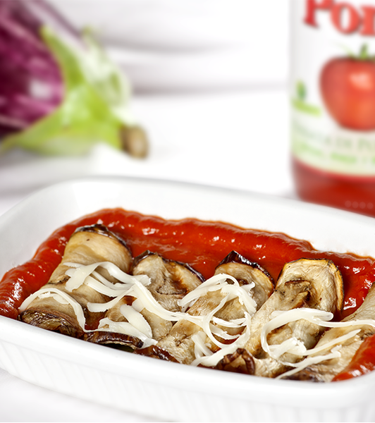 Involtini di melanzane alla mediterranea