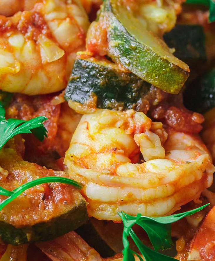 Italian-Style Shrimp and Zucchini