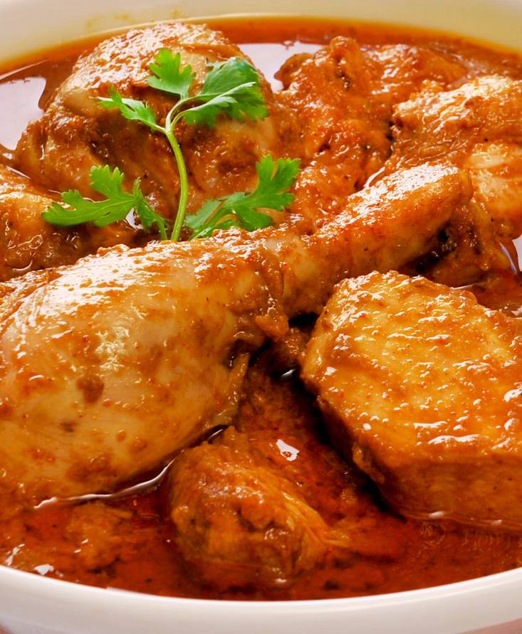 Korma di pollo rosso - India