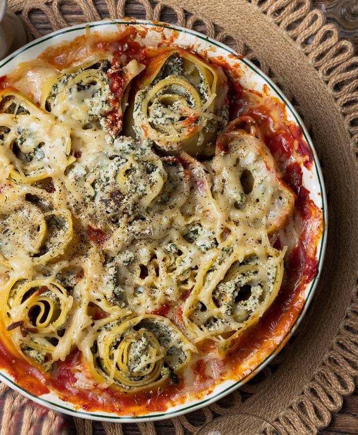 Festive Lasagna Rolls