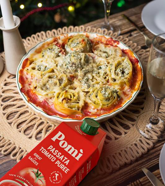 Festive Lasagna Rolls