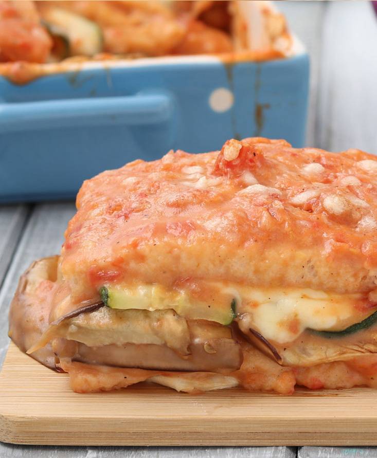 Lasagne di pancarrè alle verdure